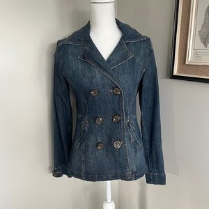 Cabi Jean Pea Coat Size Small